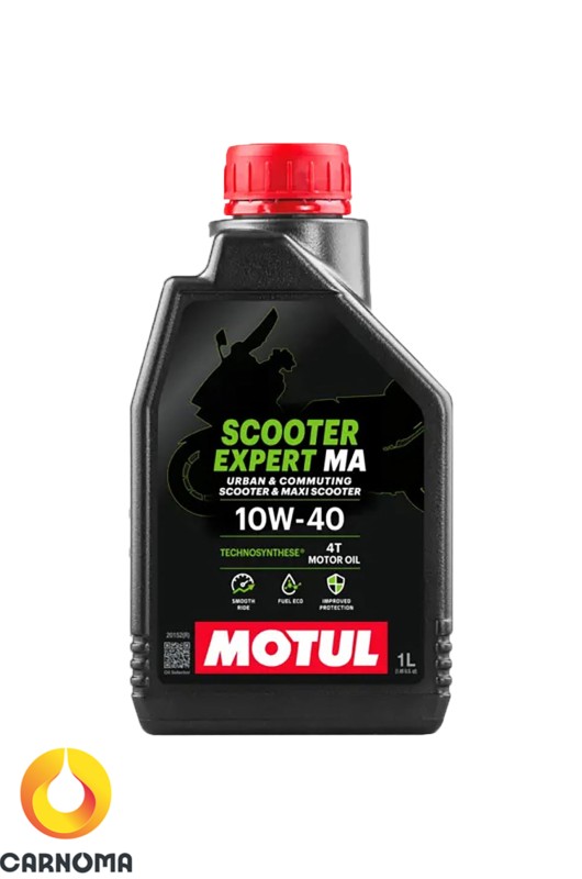 روغن موتور سیکلت/اسکوتر حرفه ای 10w-40 موتول حجم 1 لیتر