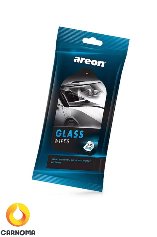دستمال مرطوب شیشه آرئون 25 عددی