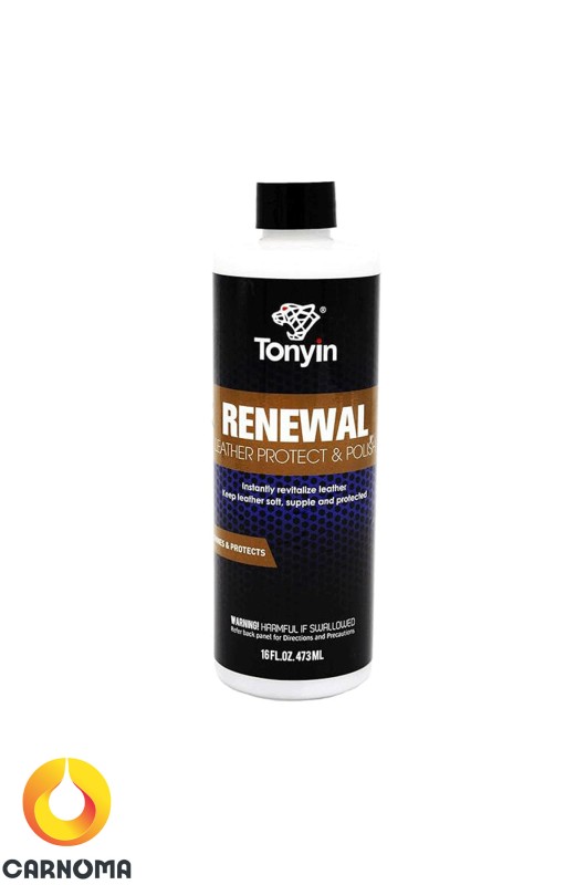 اسپری مخصوص نظافت داخل خودرو (چرم و پلاستیک) تونین (TN12) حجم 473 میلی لیتر