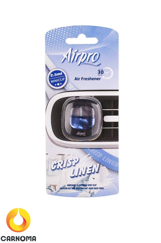خوشبو کننده کلیپسی ایر پرو (Crisp Linen) حجم 2.5 میلی لیتر