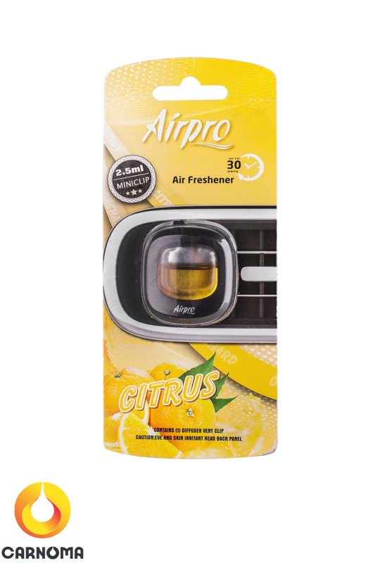 خوشبو کننده کلیپسی ایر پرو (Citrus) حجم 2.5 میلی لیتر