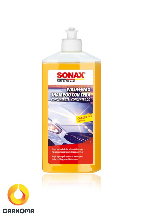 شامپو واکس سوناکس حجم 500 میلی  (Wash + Wax )