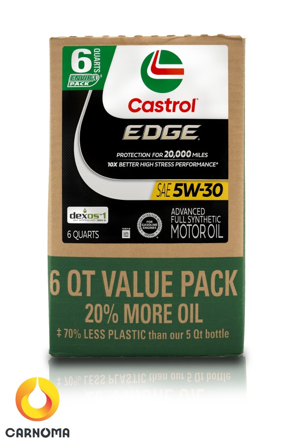روغن موتور کاسترول 5w-30 ECO PACK مشکی حجم 5.6 لیتر