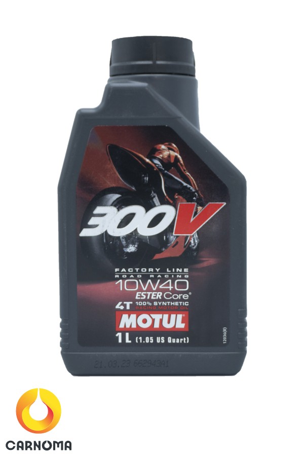 روغن موتور سیکلت موتول 300V 10W-40 4T حجم یک لیتر