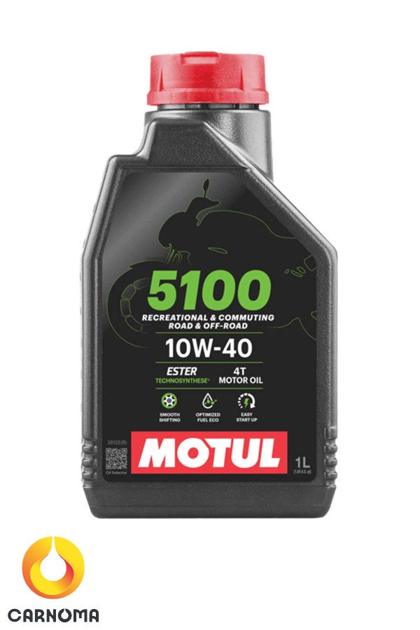 روغن موتور سیکلت موتول 5100 10W-40 4T (طرح جدید )
