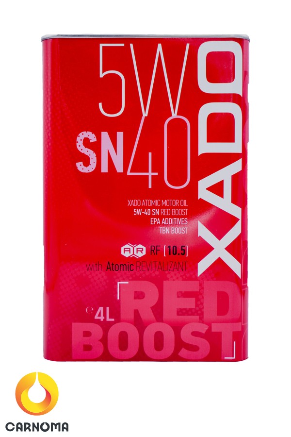 روغن موتور زادو 5w-40 Red Boost حجم چهار ليتر