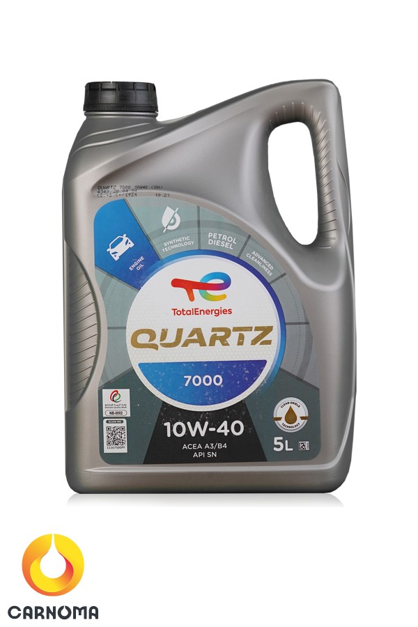 توتال 10w-40 حجم پنج لیتر (جدید)