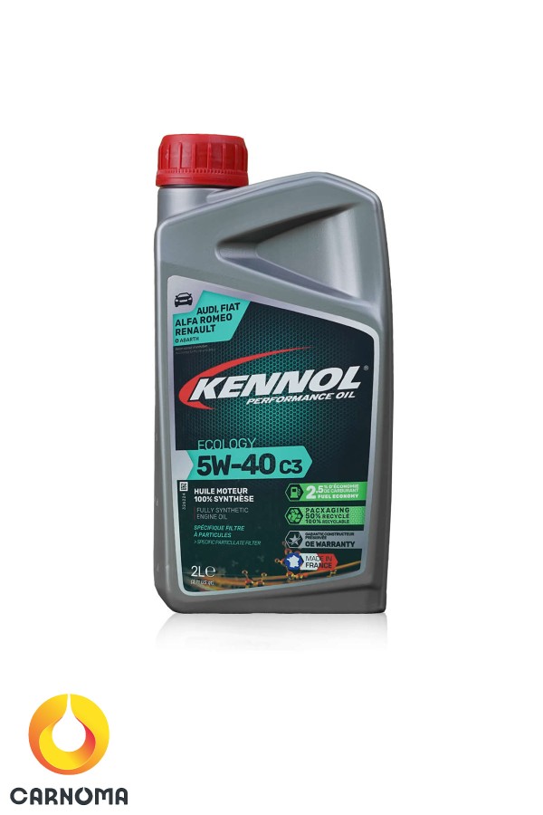 روغن موتور کنول  5w-40  C3 ECOLOGY حجم 2 لیتر