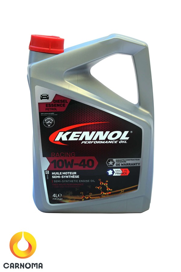 روغن موتور کنول 10w-40 RACING حجم 4 لیتر