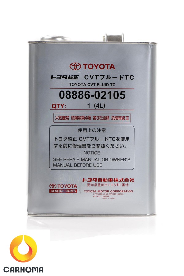 روغن گیربکس تویوتا CVTF TC FLUID حجم چهار لیتر