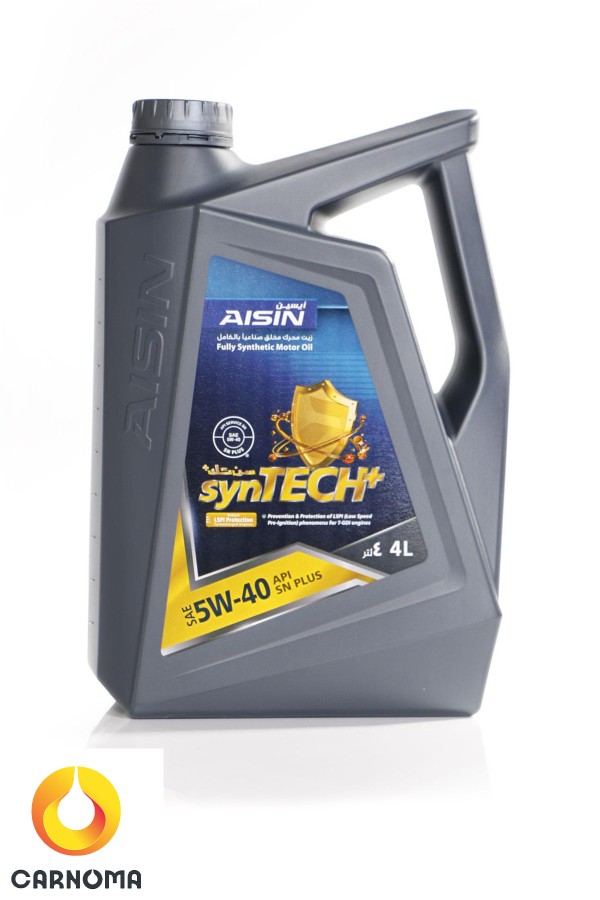 روغن موتور آیسین 5W-40 حجم چهار لیتر (طرح جدید)