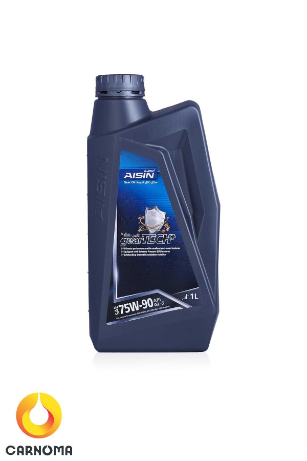 روغن گیربکس آیسین 75w-90 حجم یک لیتر