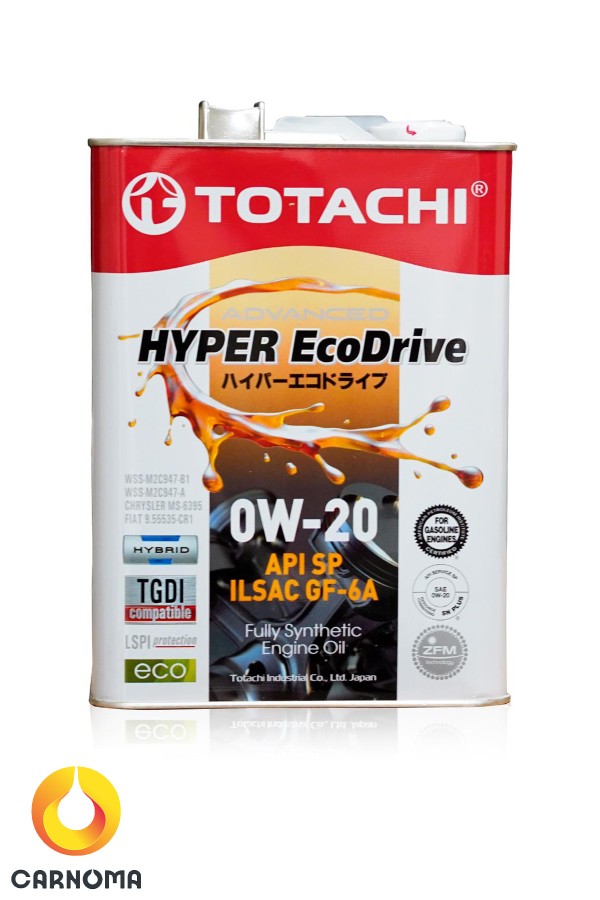 روغن موتور توتاچی0W-20 حجم چهار لیتر