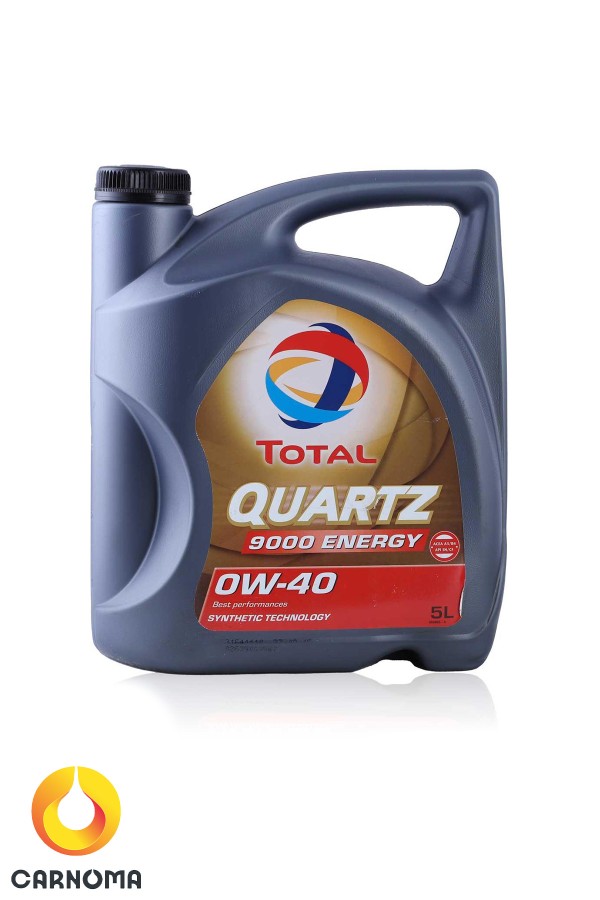 روغن موتور توتال 0w-40 حجم پنج لیتر