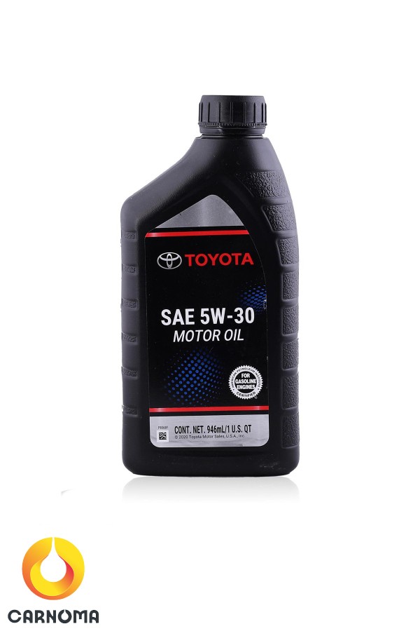روغن موتور تویوتا 5w-30 حجم 946 میلی لیتر