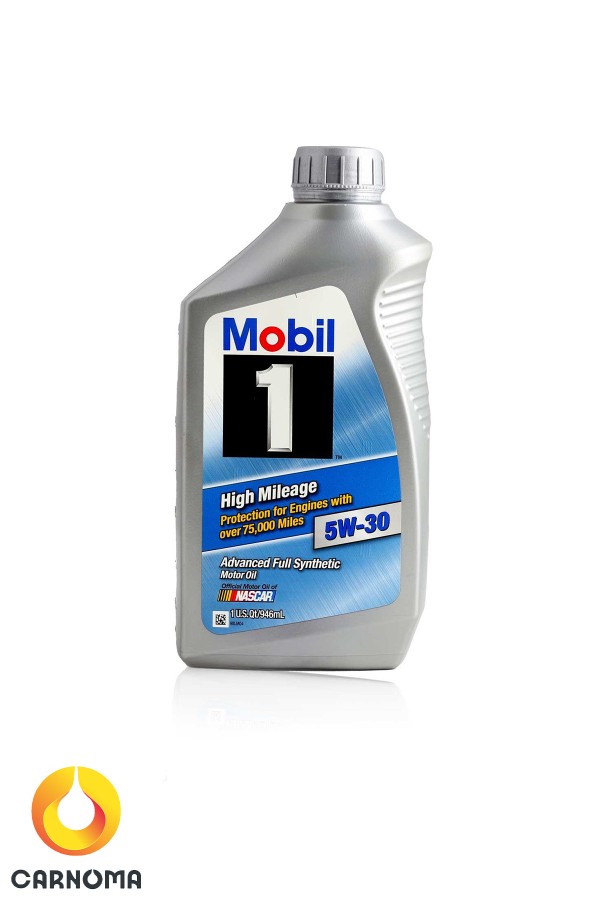روغن موتور موبیل وان 5w-30 High Mileage حجم 946 میلی لیتر