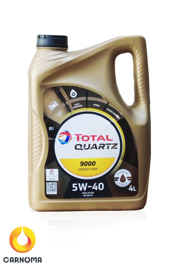 روغن موتور توتال 5w-40 حجم چهار لیتر
