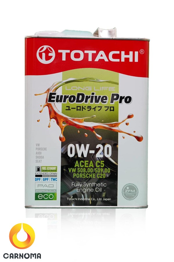 روغن موتور توتاچی 0w-20 Euro Drive حجم چهار لیتر