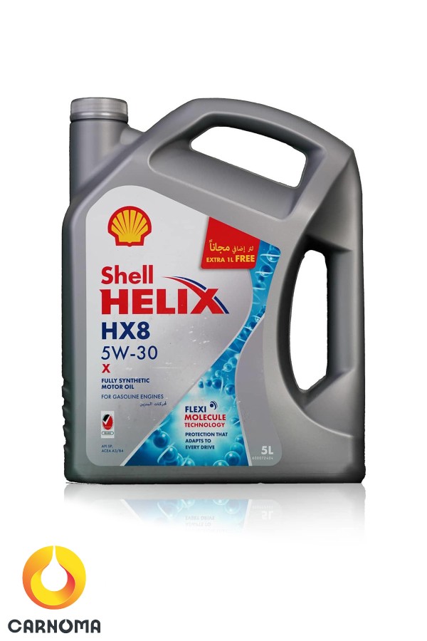 روغن موتور شل هلیکس 5w-30 HX8 حجم پنج لیتر