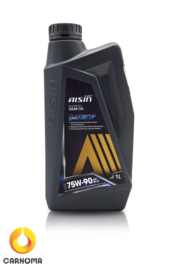 روغن گیربکس آیسین 75w-90  GL-5حجم 1 لیتر