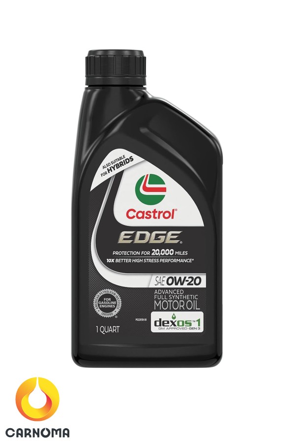 روغن موتور کاسترول 0w-20 مشکی حجم 946 میلی