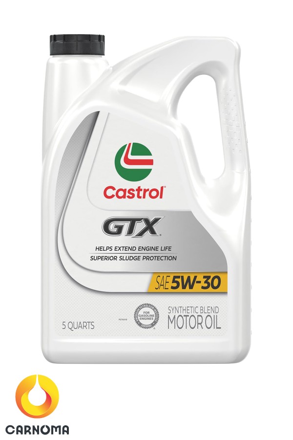 روغن موتور کاسترول 5W-30 GTX سفید حجم 4.7 لیتر