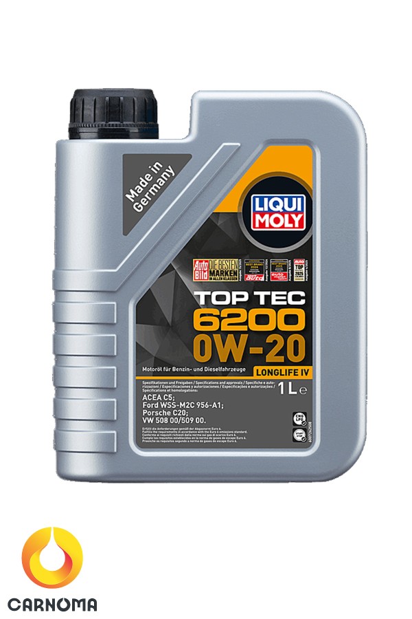 روغن موتور لیکومولی 0w-20 Top Tec حجم پنج لیتر