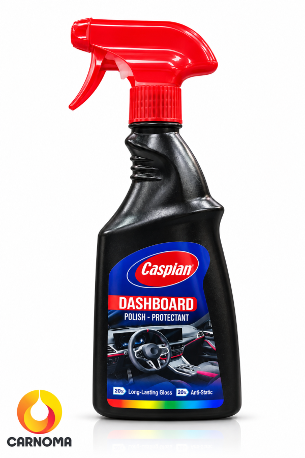 اسپری پولیش و محافظ داشبورد کاسپین حجم 500 میلی لیتر