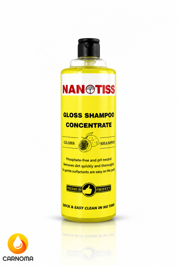 شامپو براق کننده بدنه خودرو نانوتیس مدل Gloss Shampoo حجم 1 لیتر