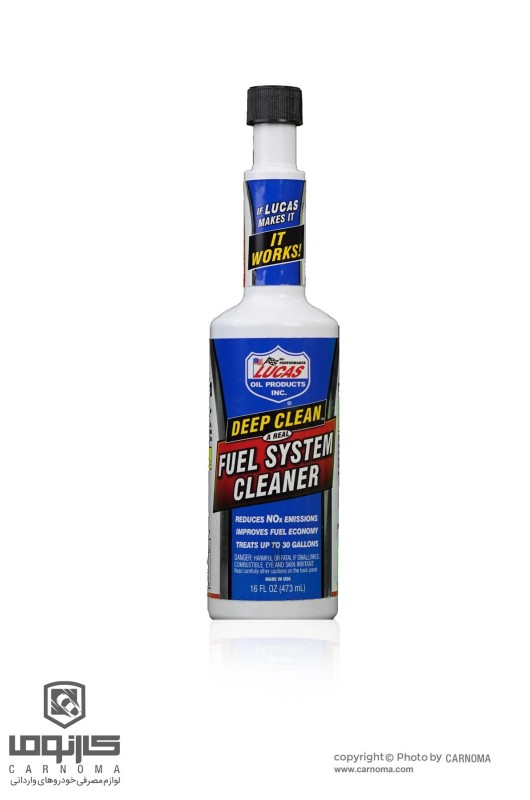 تمیزکننده سیستم سوخت لوکاس حجم 473 میلی لیتر