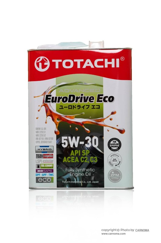 روغن موتور توتاچی 5w-30 Euro Drive حجم چهار لیتر