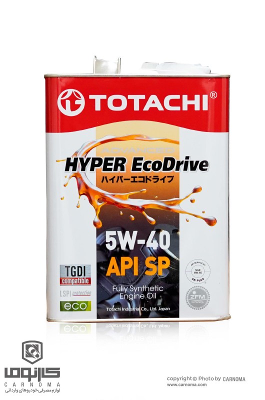 روغن موتور توتاچی 5w-40 حجم چهار لیتر (جدید)