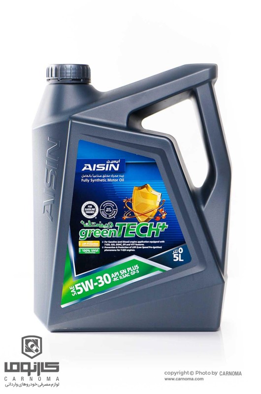 روغن موتور آیسین 5W-30 حجم پنج لیتر