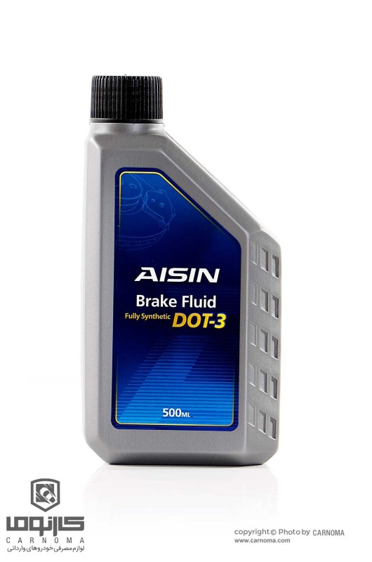 روغن ترمز آیسین DOT3 حجم 500 میلی لیتر