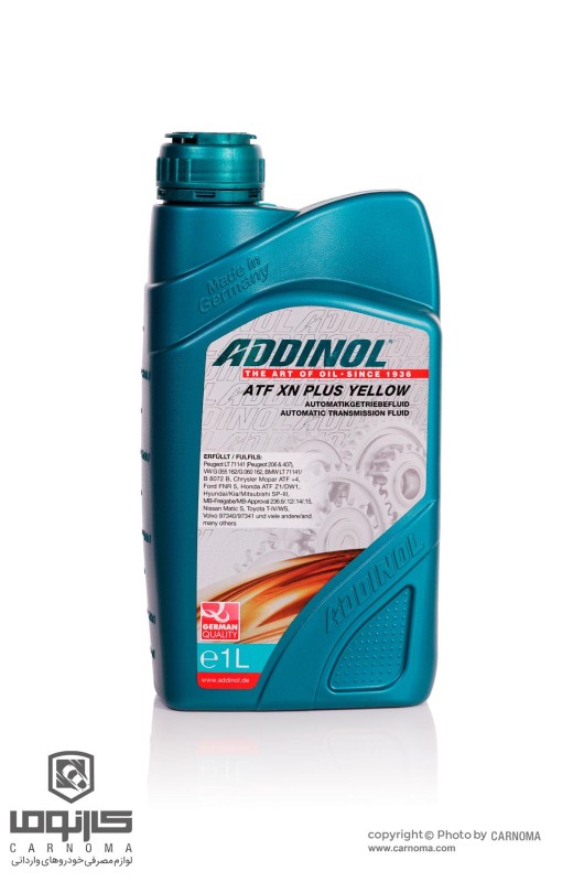 روغن گیربکس ادینول ATF XN PLUS YELLOW حجم یک لیتر