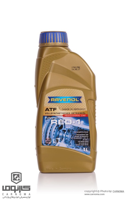 روغن گیربکس راونول ATF RED-1 حجم یک لیتر