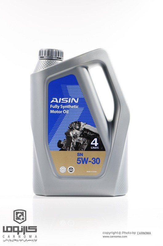 روغن موتور آیسین 5W-30 حجم چهار لیتر ( طرح جدید )