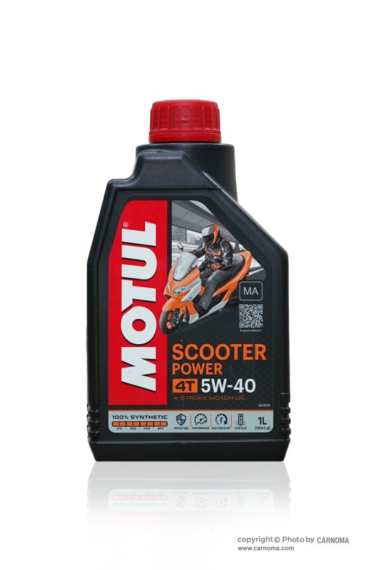 روغن موتور موتول 5w-40 اسکوتر حجم یک لیتر