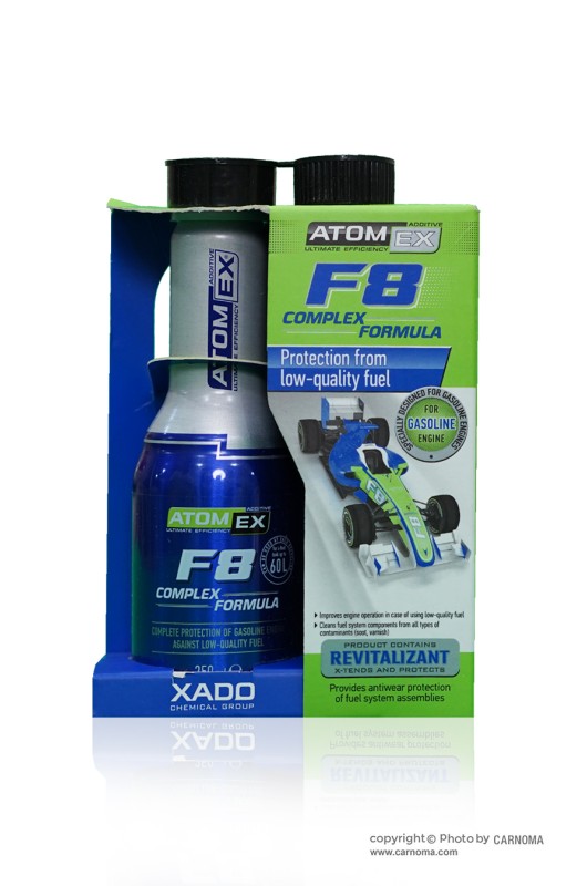 مکمل بنزین F8 زادو حجم 250 میلی لیتر