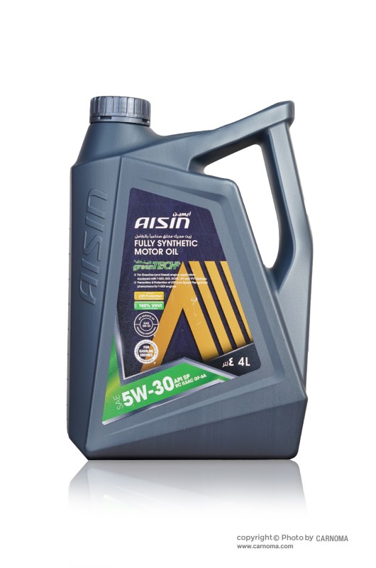 روغن موتور آیسین 5W-30 حجم چهار لیتر (طرح جدید)