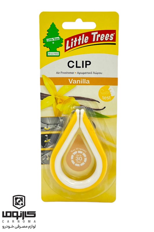 خوشبوکننده خودرو لیتل تریس مدل CLIP رایحه وانیل