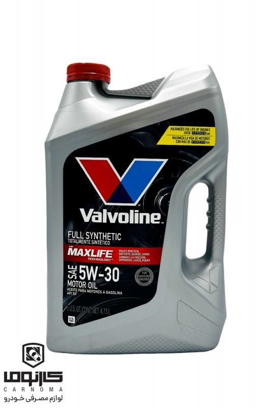 روغن موتور ولولین 5w-30 Max Life فول سنتتیک حجم 4.7 لیتر (طرح جدید)