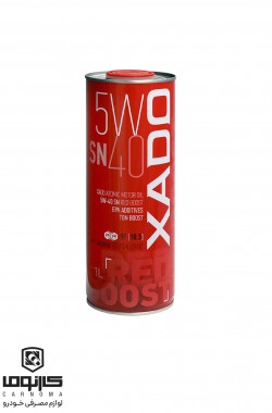 روغن موتور زادو 5w-40 Red Boost حجم يك ليتر