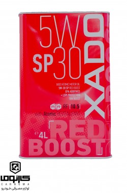 روغن موتور زادو 5w-30 Red Boost حجم چهار ليتر