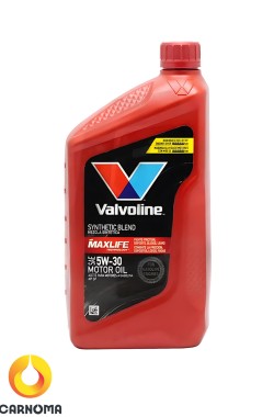 روغن موتور ولولین 5w-30 Max Life حجم 946 میلی لیتر