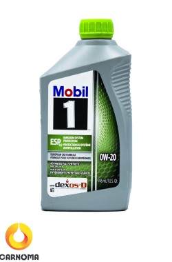 روغن موتور موبیل وان 0w-20 ESP X2 حجم 946 میلی