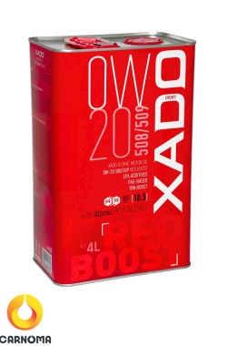 روغن موتور زادو 0w-20 Red Boost حجم چهار ليتر
