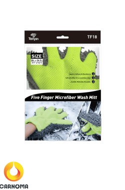 دستکش مایکروفایبر مخصوص شست و شوی بدنه خودرو تونین (TF18)