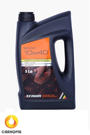روغن موتور زنوم 10w-40 Semix حجم 5 لیتر
