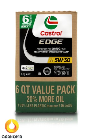روغن موتور کاسترول 5w-30 ECO PACK مشکی حجم 5.6 لیتر